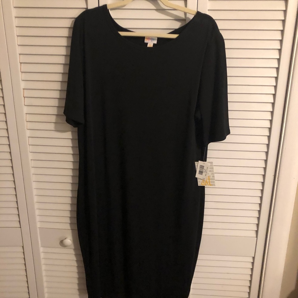 NWT Solid Black Lularoe Julia dress